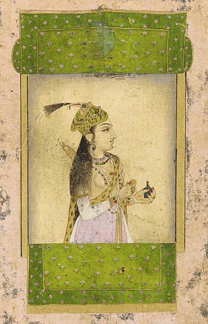 Begum Malika-uz-Zamani, die vrou van Muhammad Shah.